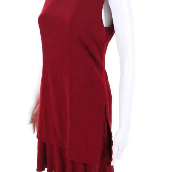 Theory Malkan Dress Size 4 Red - Picture 5 of 6